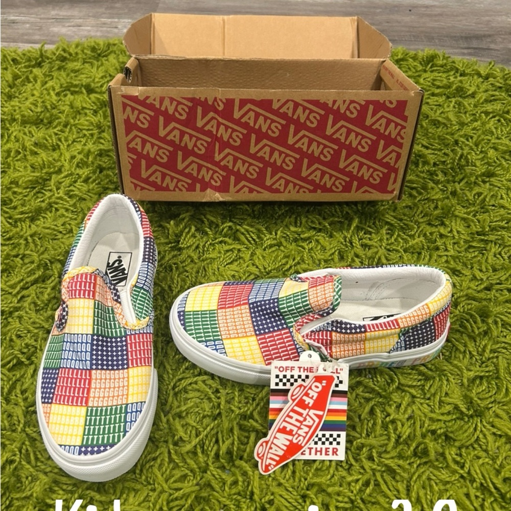 Vans Red and Yellow Sneakers